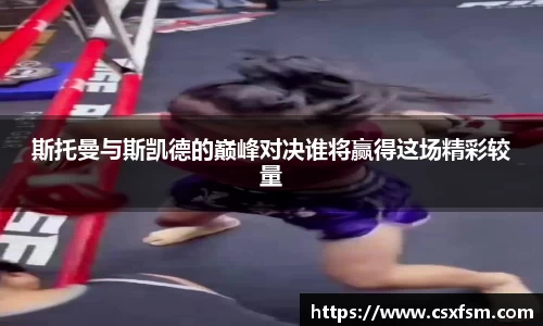 斯托曼与斯凯德的巅峰对决谁将赢得这场精彩较量